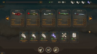 Aircraft Evolution screen 5